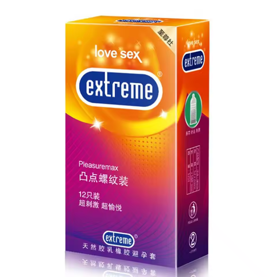 Set 12 Prezervative pentru Bărbați – Ultra Subțiri cu Textură și Lubrifiant