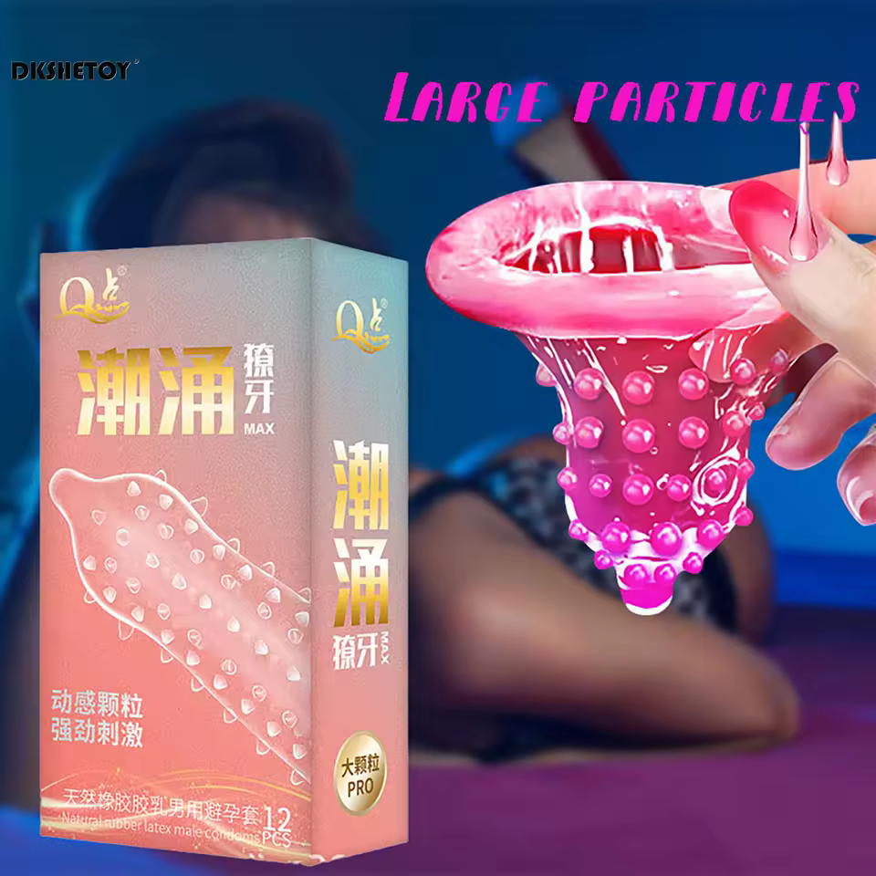 Prezervative cu Textură în Relief – Dotted & Ribbed, pentru Întârziere și Stimulare G-Spot